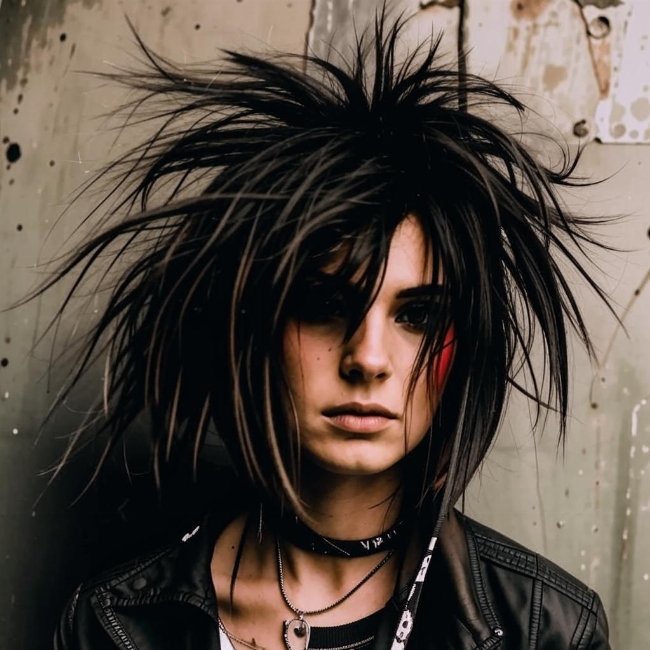 Взъерошенные волосы