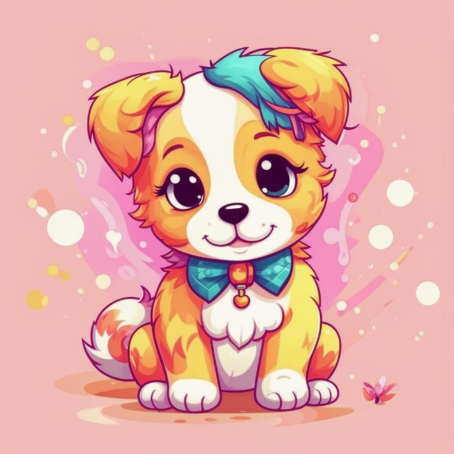 Милый щенок