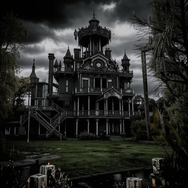 Заброшенный парк аттракционов