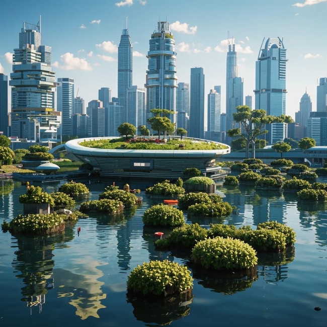 Плавающий сад