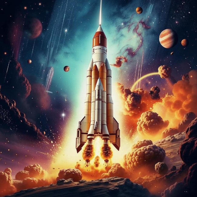 Запуск ракеты