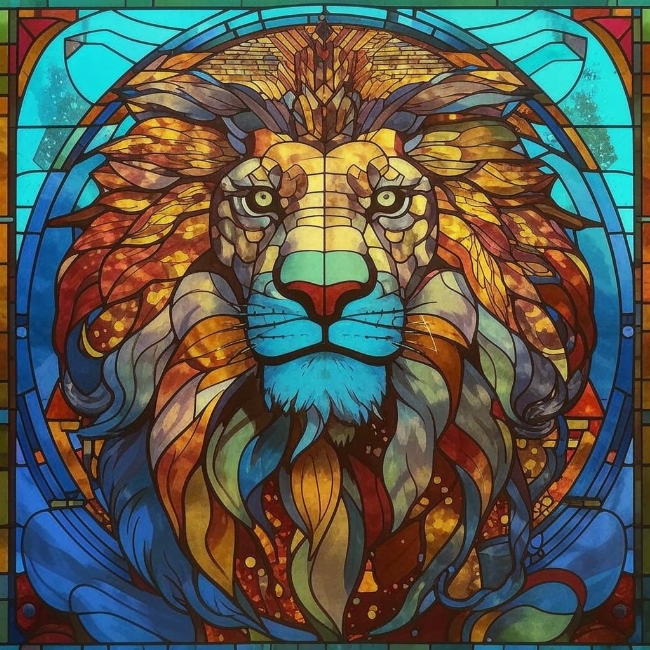 Величественный лев