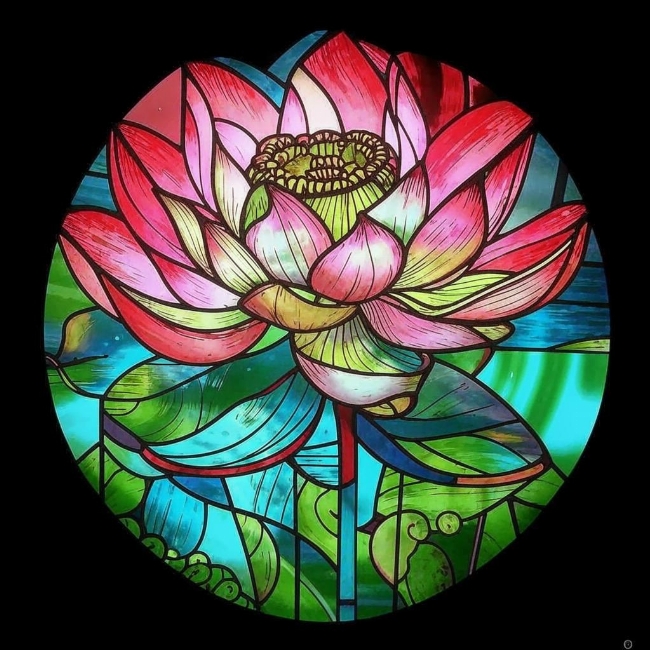 Цветущий лотос