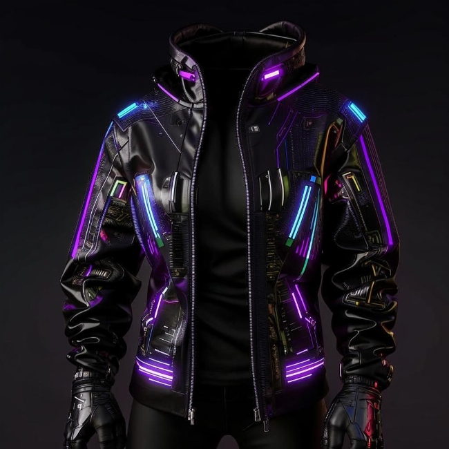 Голографическая куртка