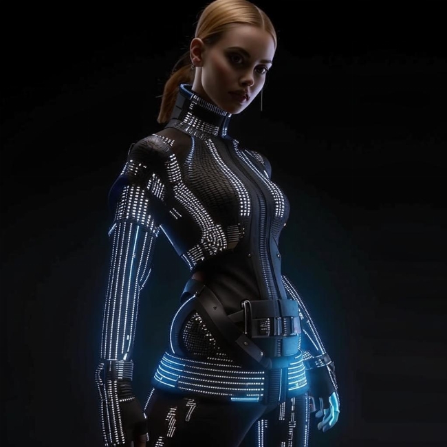 Платье с LED подсветкой