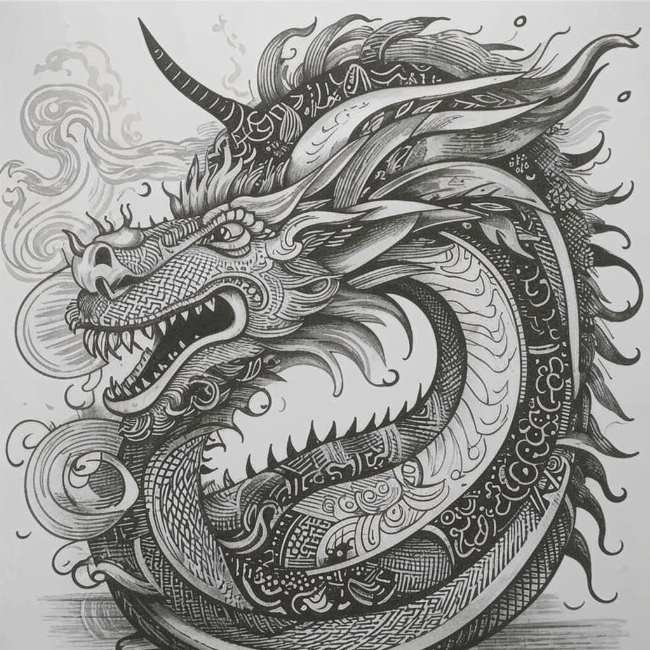 Фантастический дракон