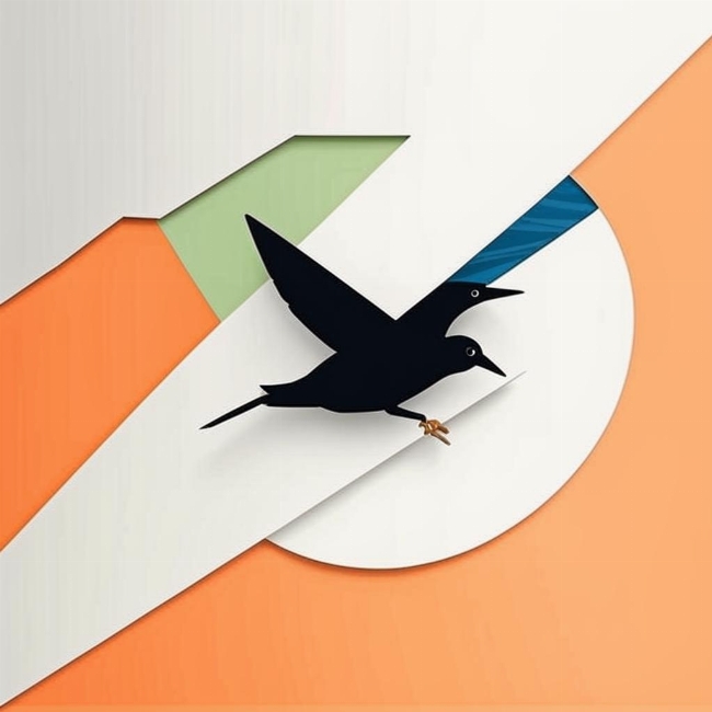 Летящая птица