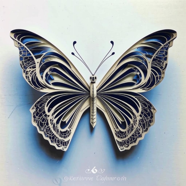 Элегантная бабочка