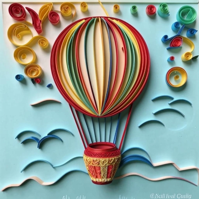 Парящий воздушный шар