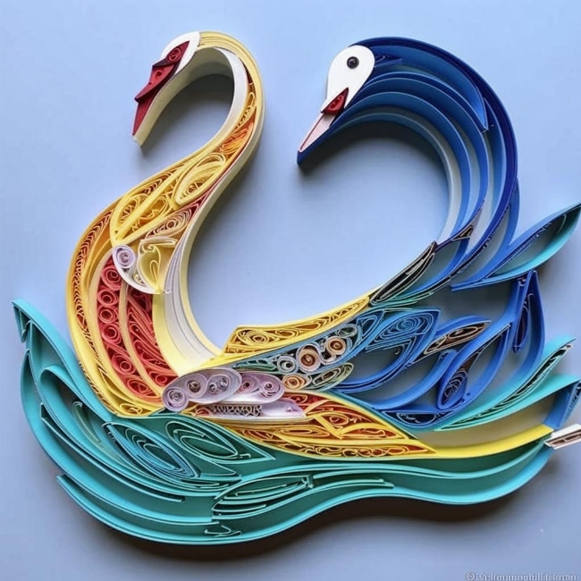 Грациозный лебедь