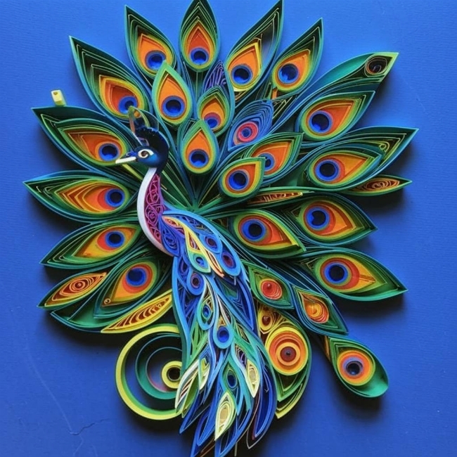 Элегантный павлин