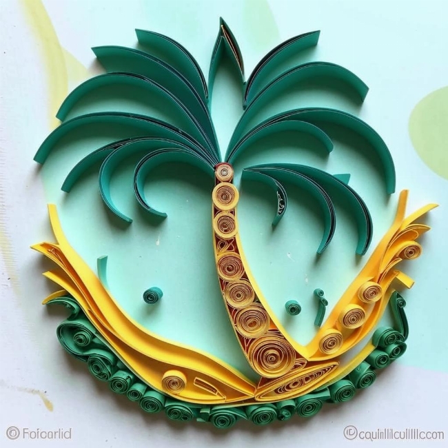 Тропическая пальма