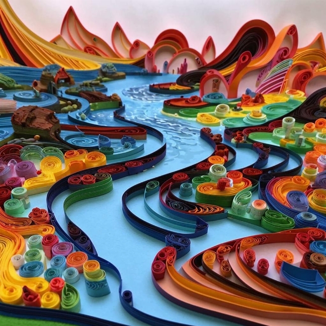 Извилистая река