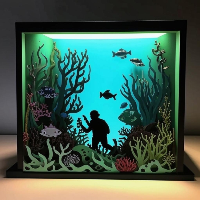 Подводная сцена