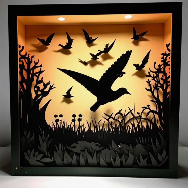 Летящая птица