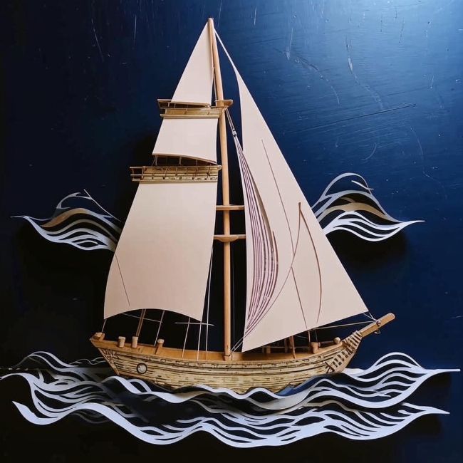 Парусная лодка