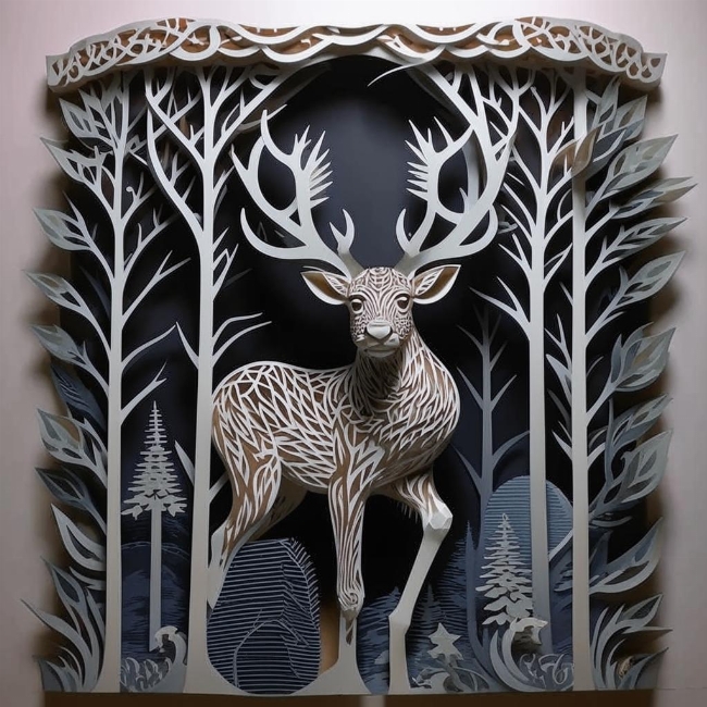 Лесной олень