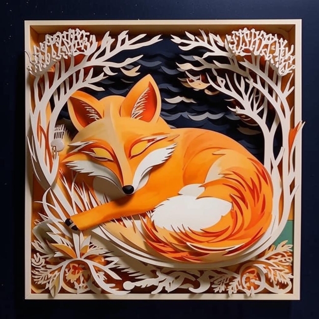 Спящая лиса