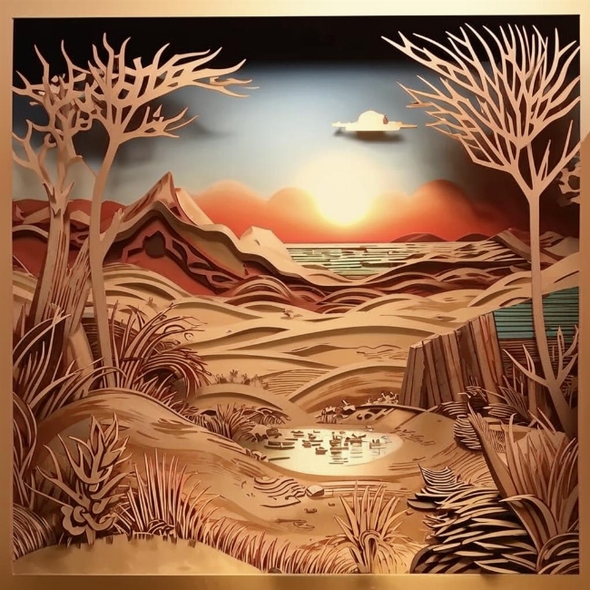 Пустынный пейзаж