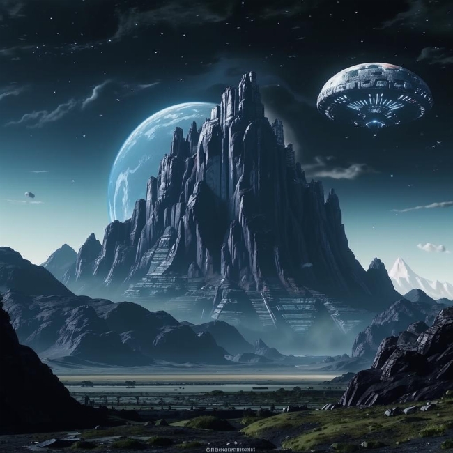 Гора на другой планете