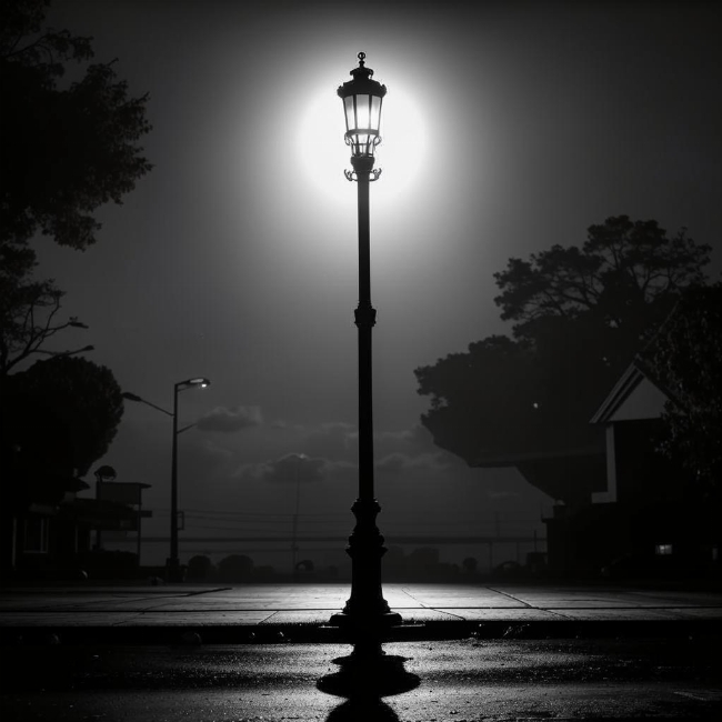 Одинокий фонарь