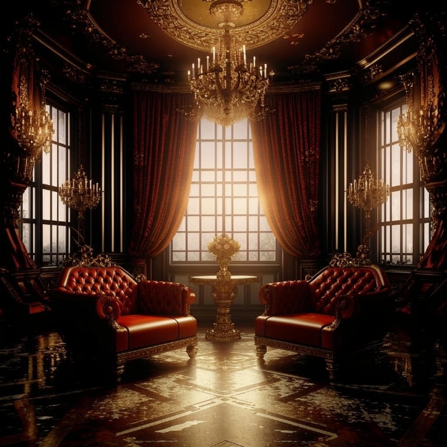 Роскошный интерьер