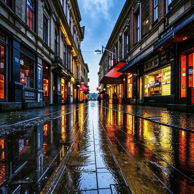 Дождливая улица