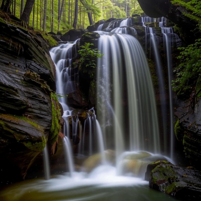 Текущий водопад