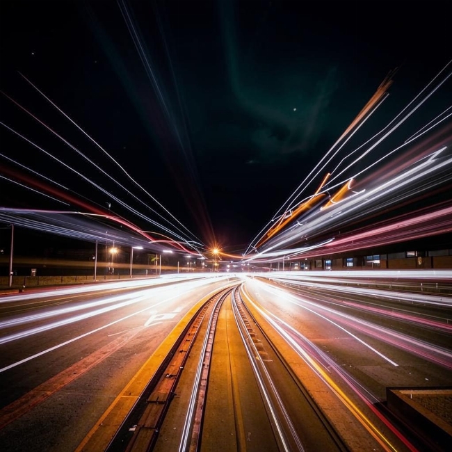 Фонари на дороге