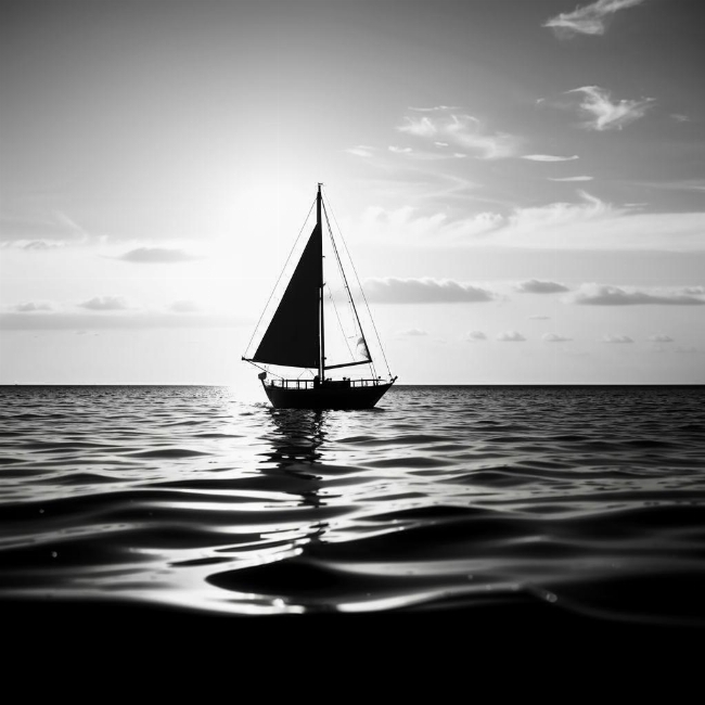 Парусник на воде