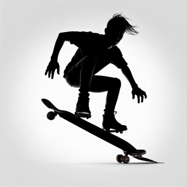 Фигурист в движении