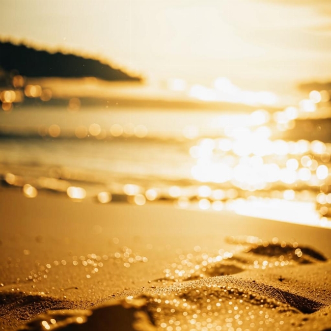 Золотистый пляж