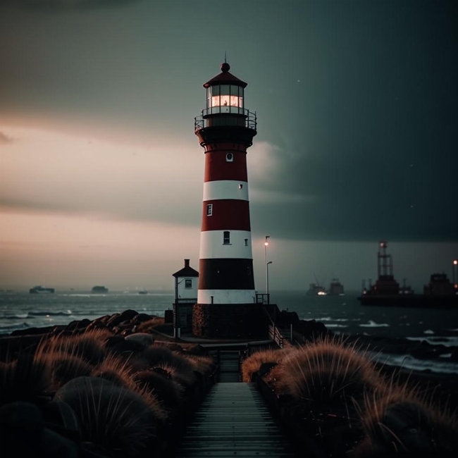 Одинокий маяк