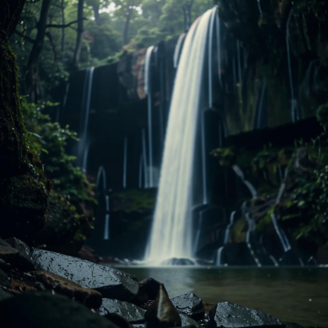 Таинственный водопад