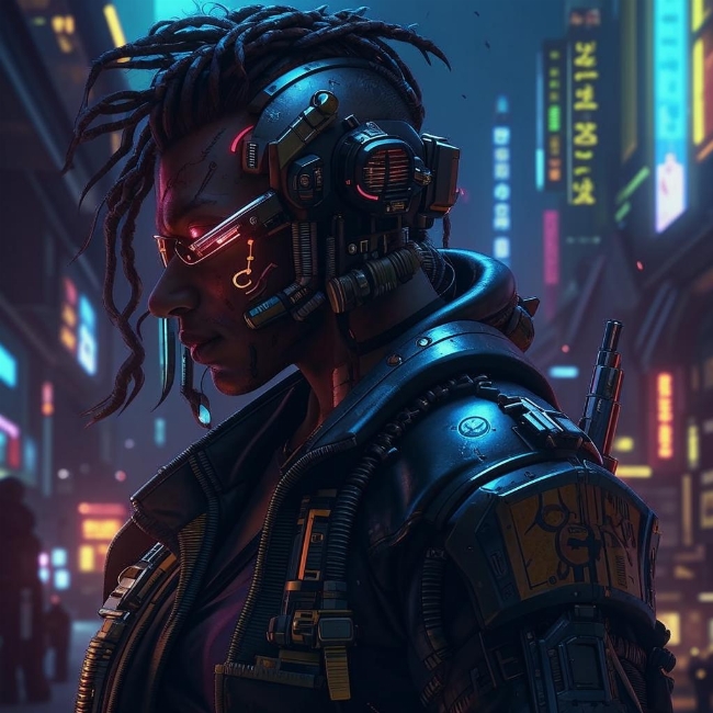 Киберпанк-воин