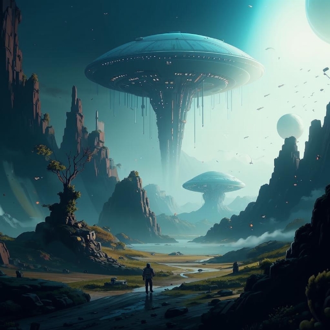 Инопланетные пейзажи