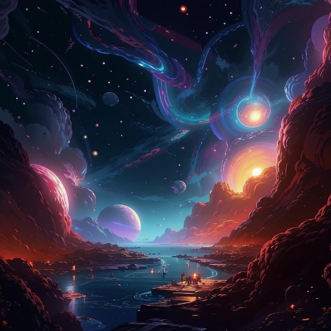 Абстрактная галактика