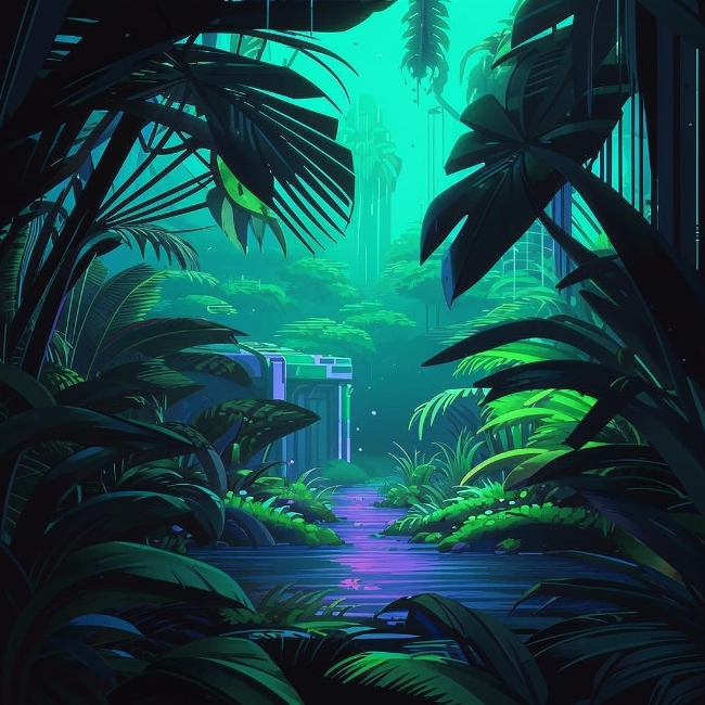 Неоновый джунгли
