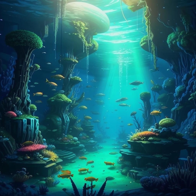 Сюрреалистический подводный мир