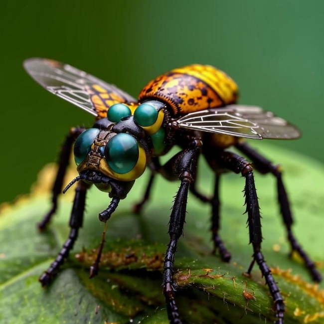 Крошечное насекомое