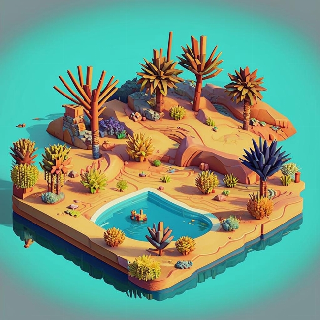 Оазис в пустыне