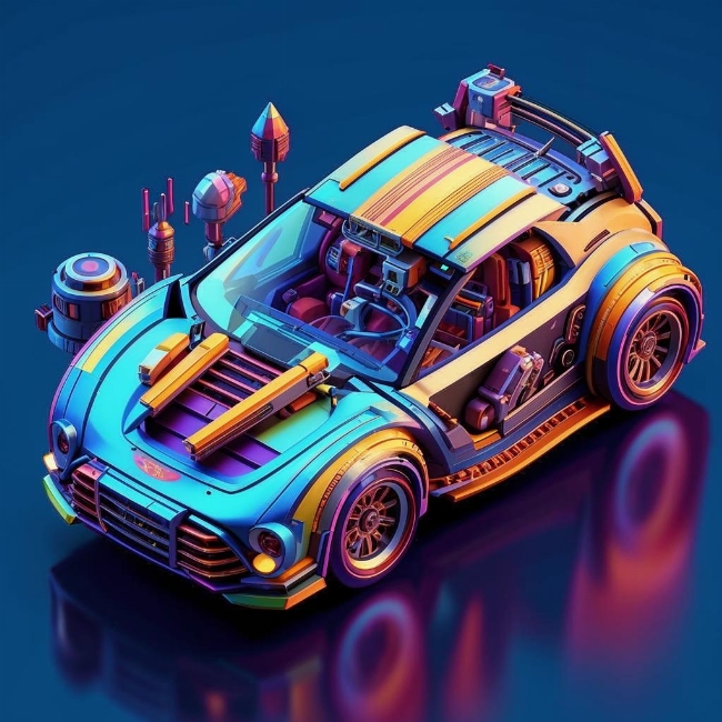 Футуристический автомобиль