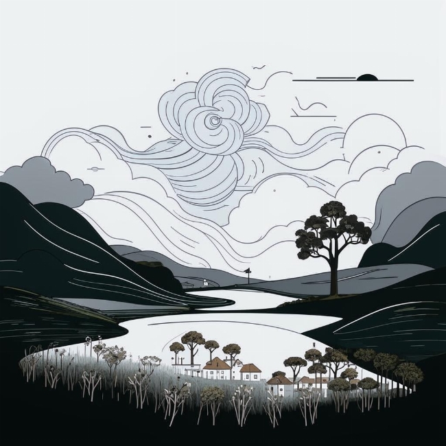 Спокойный пейзаж