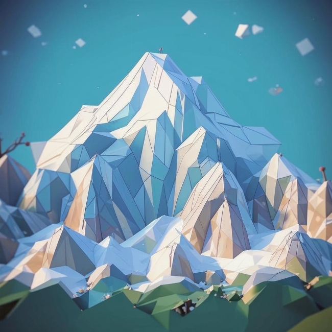 Заснеженная гора