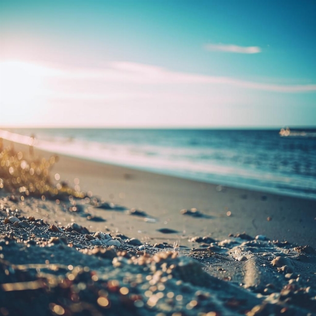 Одинокий пляж