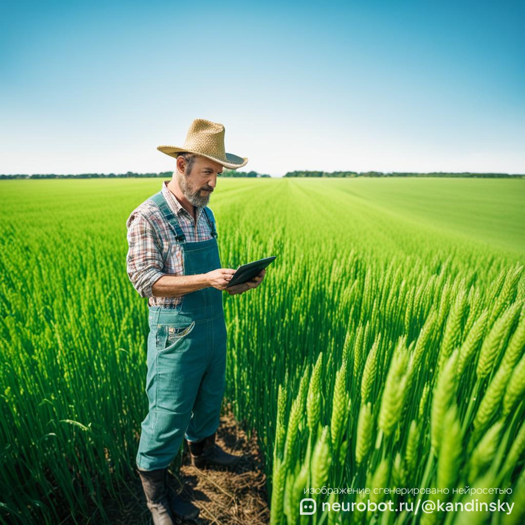 Удобрения, агрохимическая продукция промт для нейросети Кандинский, 1:1